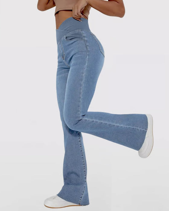 Hose Hohe Dehnbarkeit Mode Tasche Schlag