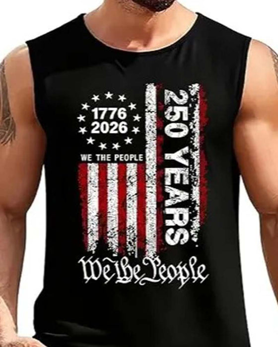 Herren-Tanktop Lässig Ärmellos