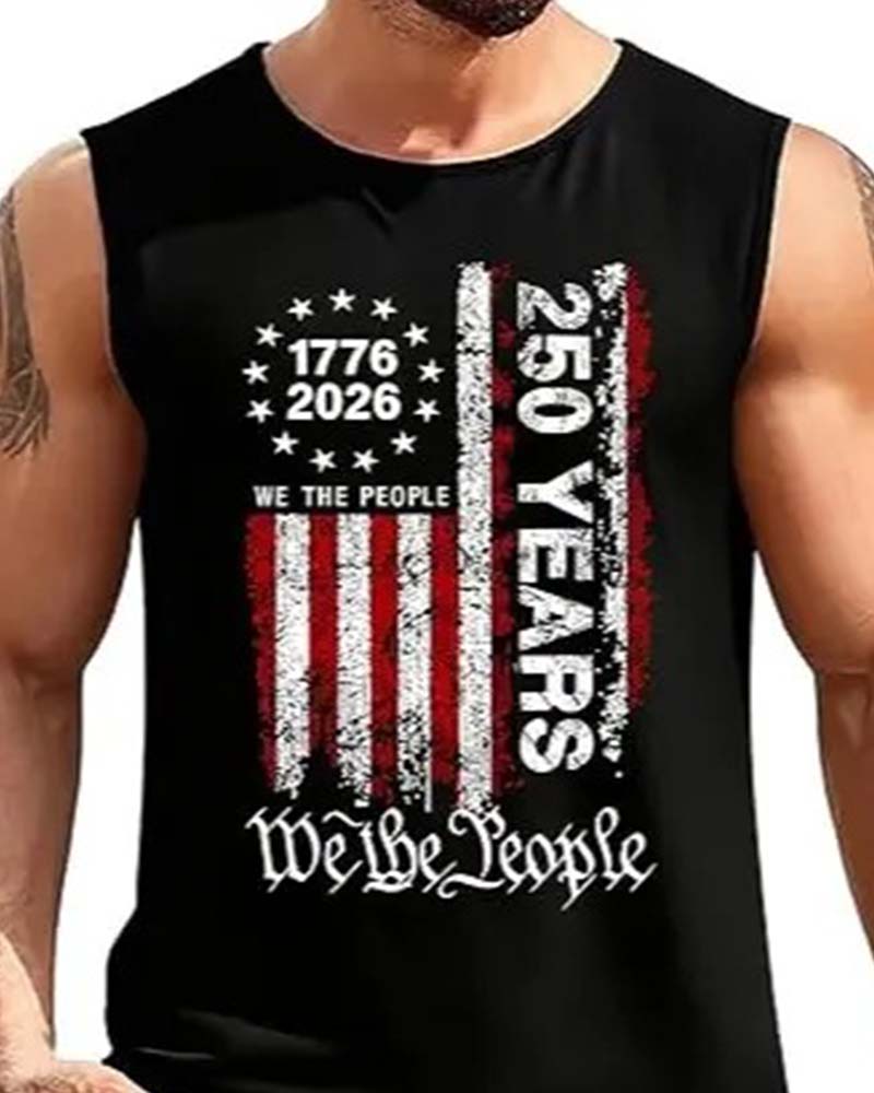 Herren-Tanktop Lässig Ärmellos