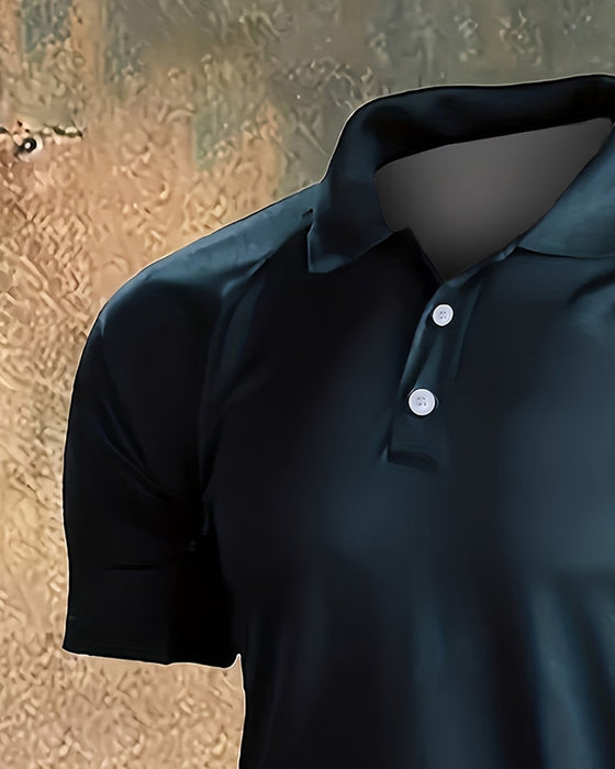 T-Shirt Kragen Sterne Und Streifen Kurzarm