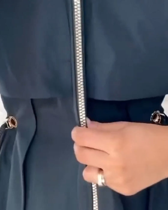 Jacke Trenchcoat Mit Kapuzen Merkmal