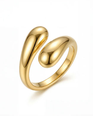 Ring Unregelmäßiger Wassertropfen