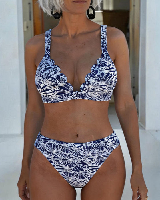 Bikini Muschelkante Druck