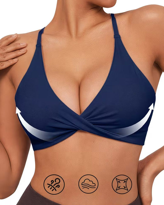 Sport-BH mit Twist-Front