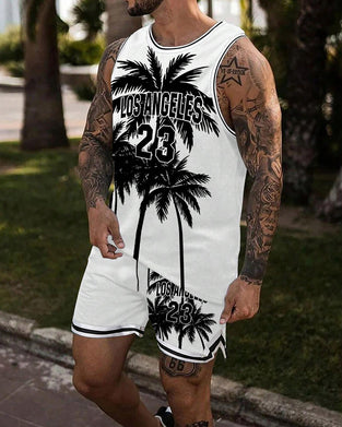 Set Ärmellos Tank Top Shorts