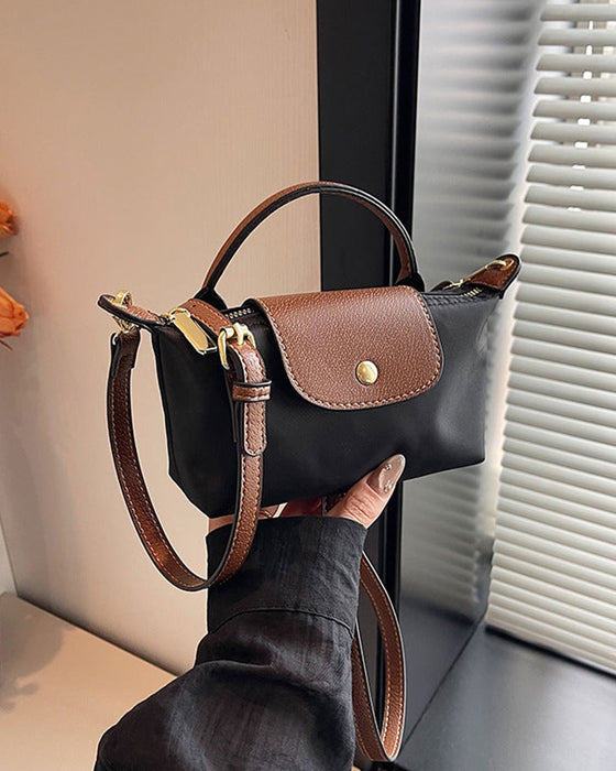 Tasche Damen Einfach Klappe Crossbody