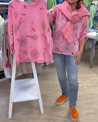 T-Shirt Langarm Bedruckt