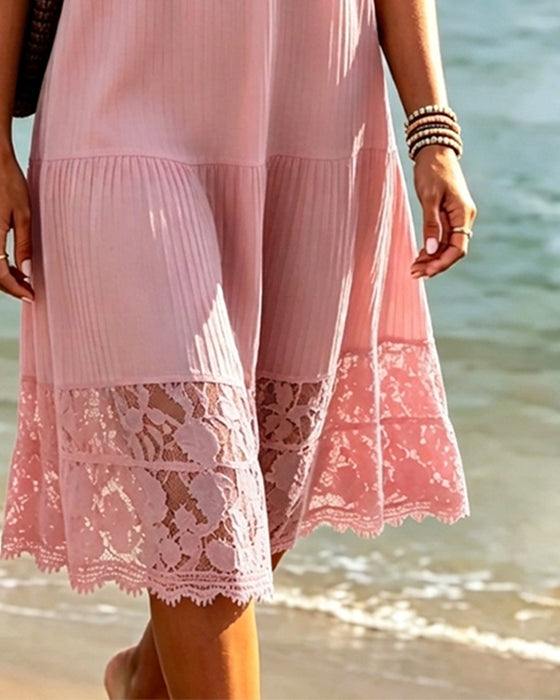 Kleid ausgeschnitten Patchwork