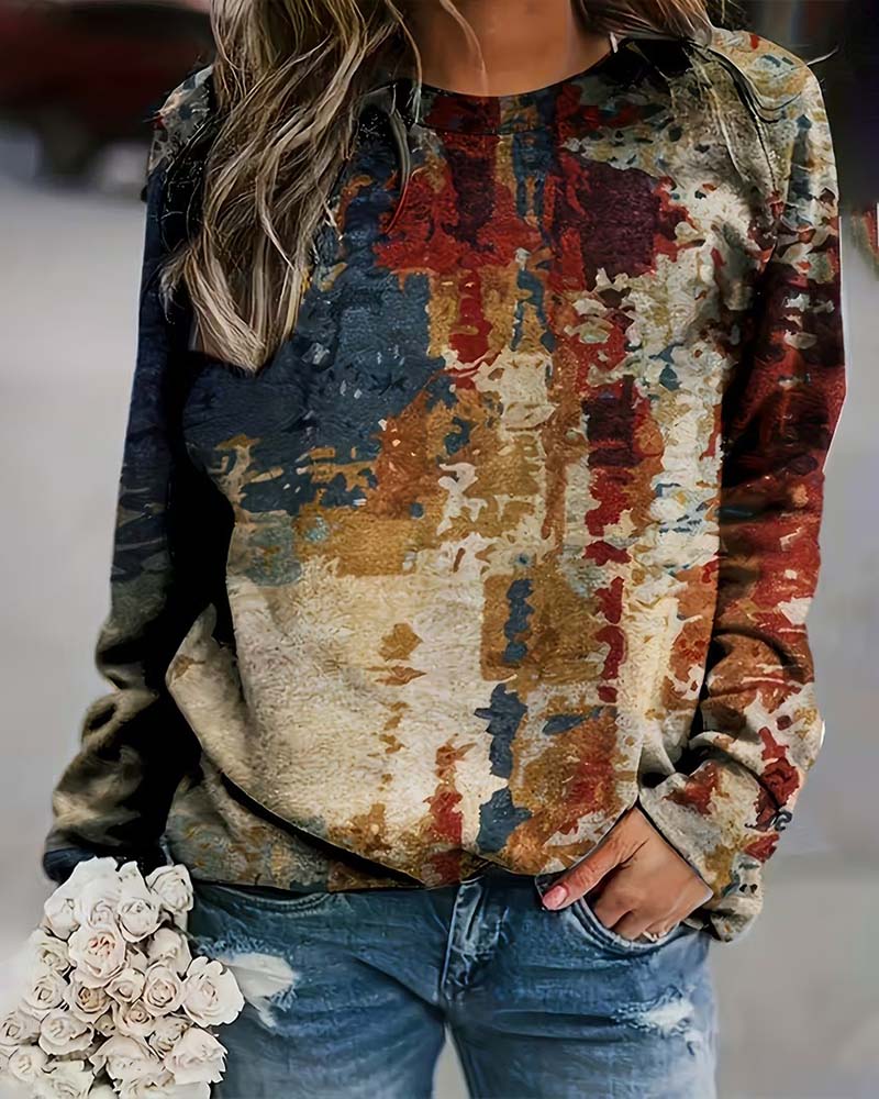 Top Vintage Gedruckt Leger