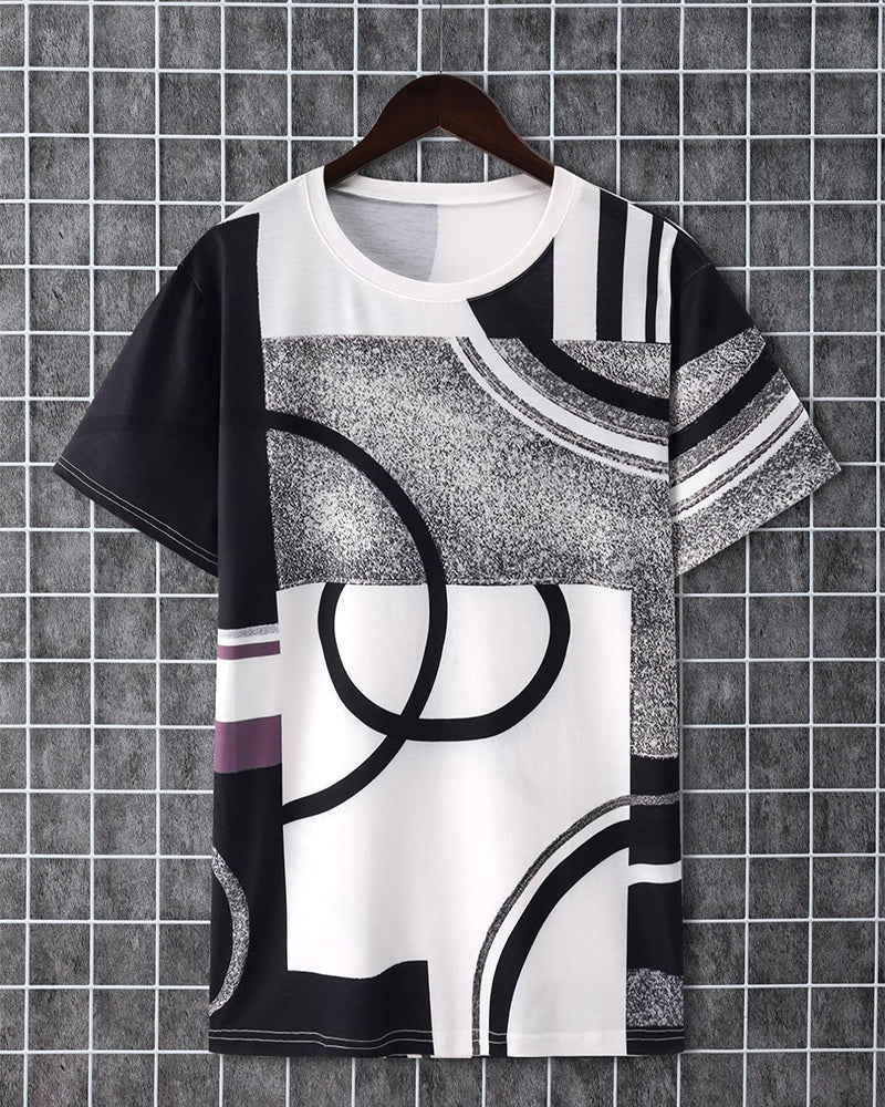 T-Shirt Für Herren – Lässig Mit Rundhalsausschnitt