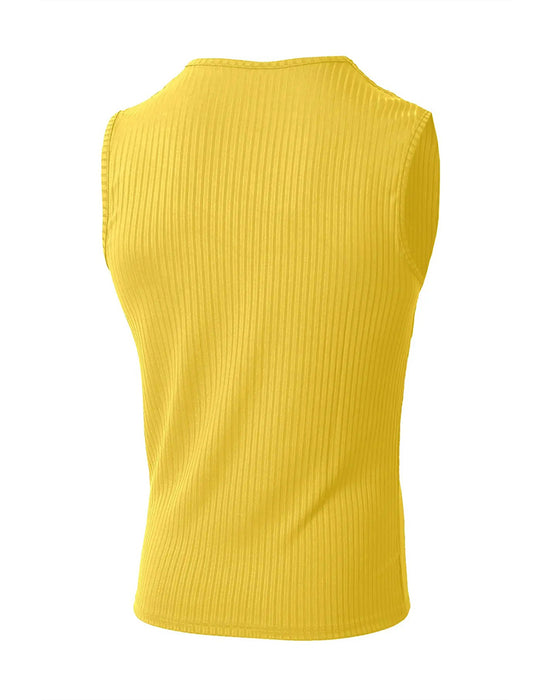 Herren Tanktop Einfarbig Sport Lässig