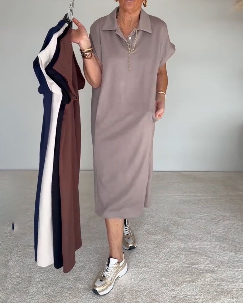 Kleid Casual Locker Polokragen