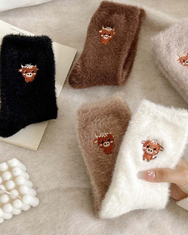 Socken Süße Kuh Hausschuhe