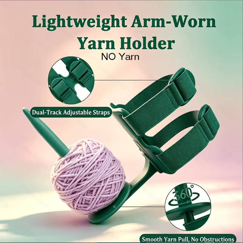 Stricken & Häkeln Verstellbarer Garnhalter Für Arm