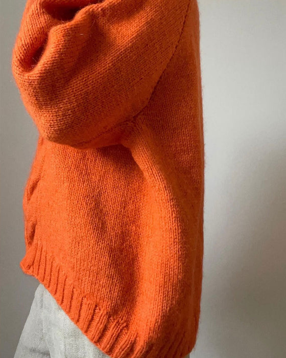 Pullover Rollkragen Raglan Ärmel