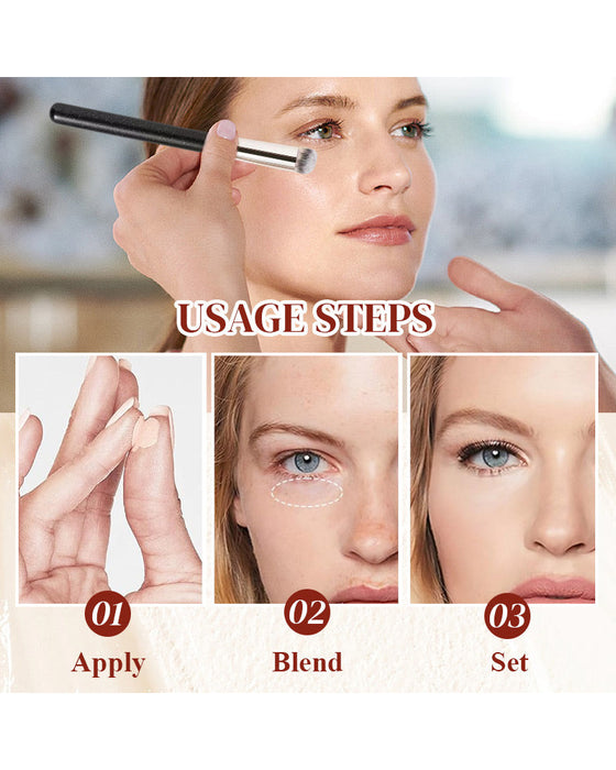 Unteraugen-Korrekturpinsel ohne Concealer