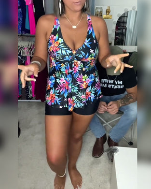 Sexy Badeanzug mit Modeprint