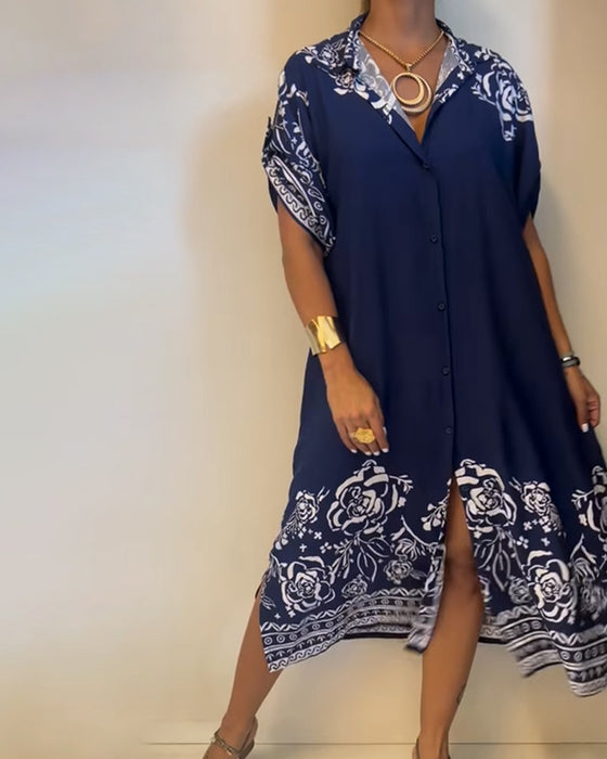 Kleid mit Blumendruck