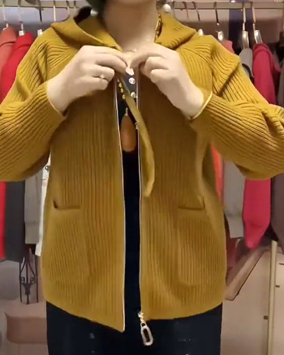 Kapuzenpullover mit Reißverschluss