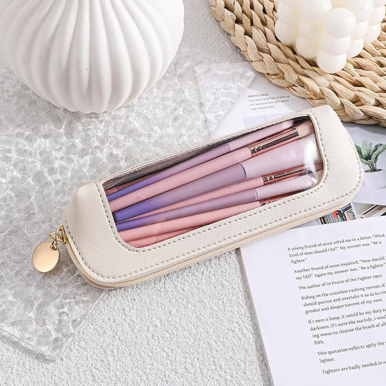 Kleine Transparente Make-Up-Tasche