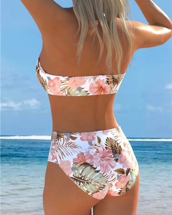 Bikini Bandeau Bedruckt