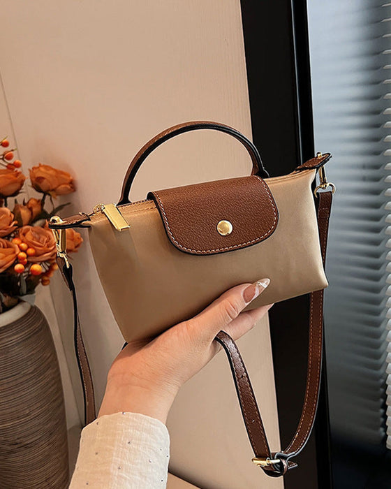 Tasche Damen Einfach Klappe Crossbody