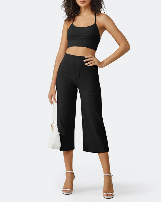 Hose Slim Fit Lässig Vielseitig Tasche