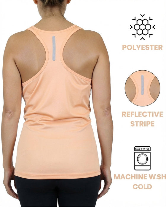 Tank Top Einfarbig Ärmellos U-Ausschnitt Cross-Back