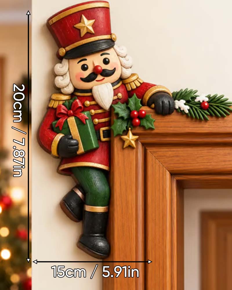Dekoration Weihnachten Guckloch Türrahmen Ecke