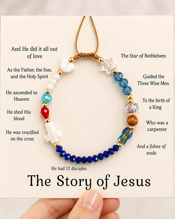 ✝️ Handgefertigtes Jesus Armband ❤️ Trage Die Geschichte. Trage Den Glauben.