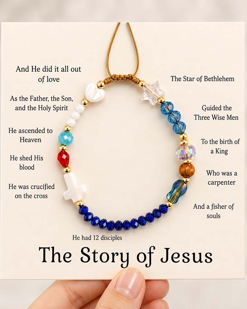 ✝️ Handgefertigtes Jesus Armband ❤️ Trage Die Geschichte. Trage Den Glauben.
