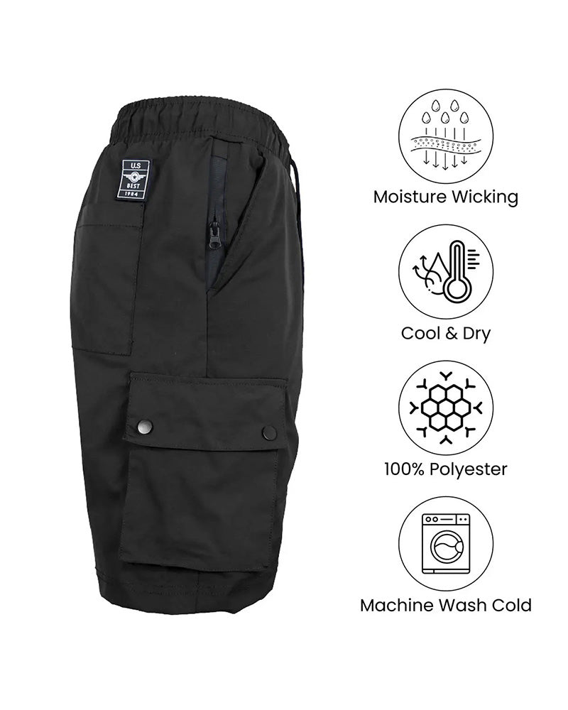 Herren Schnelltrocknend Feuchtigkeitsableitende Cargo-Shorts, Casual für den täglichen Gebrauch