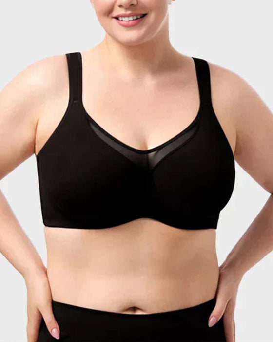 BH Mesh Zusammengefügt Bügel Push-Up