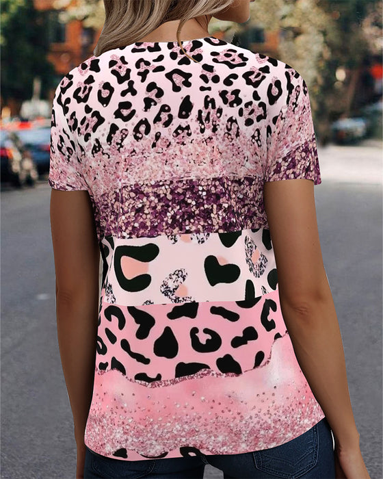 T-Shirt Leopardenmuster