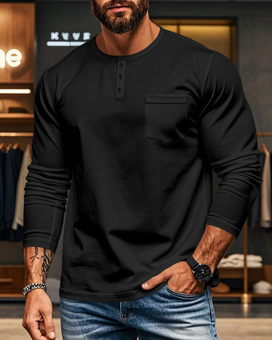 Top Atmungsaktiv Pullover Langarm Herren