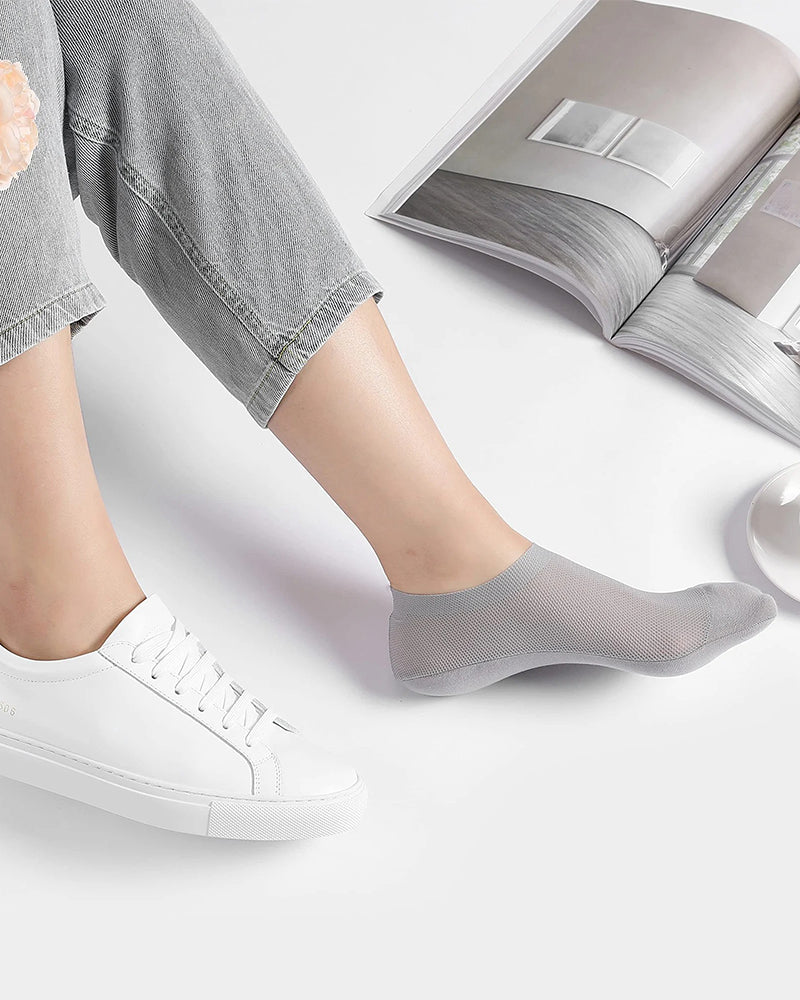 Socken Herren Eis Seide Boot