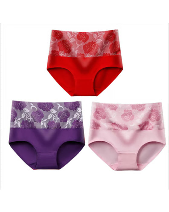 🔥 Damen-Slip Mit Hoher Taille Und Bauchkontrolle Aus Reiner Baumwolle In Übergröße
