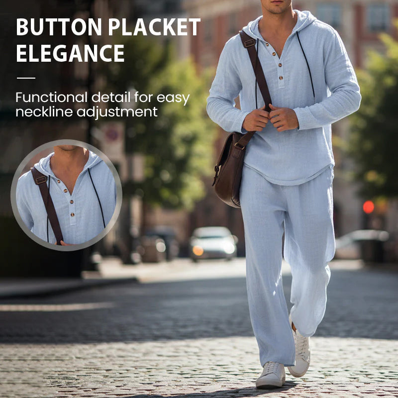 Zweiteiler-Set Mode Herren Casual Lang