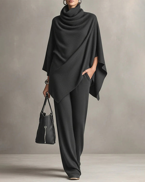 Set Rollkragen Top Weiter Bein Hose