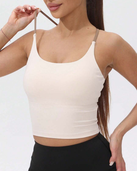 Sport-Tanktop mit integriertem Brustpolster