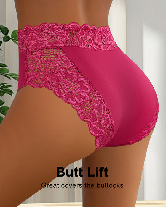 Höschen Sexy Spitze Mittelhoch-4