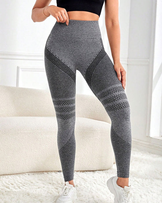 Hose Rutschfest Muster Yoga