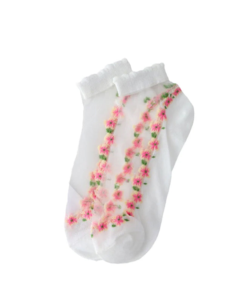 Sommer Blumig Atmungsaktive Socken