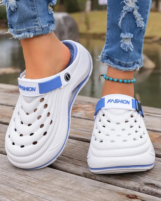 Sandalen Outdoor Dicke Sohle Rutschfest Geruchsresistent Langlebig Schnelltrocknend Weich Strand