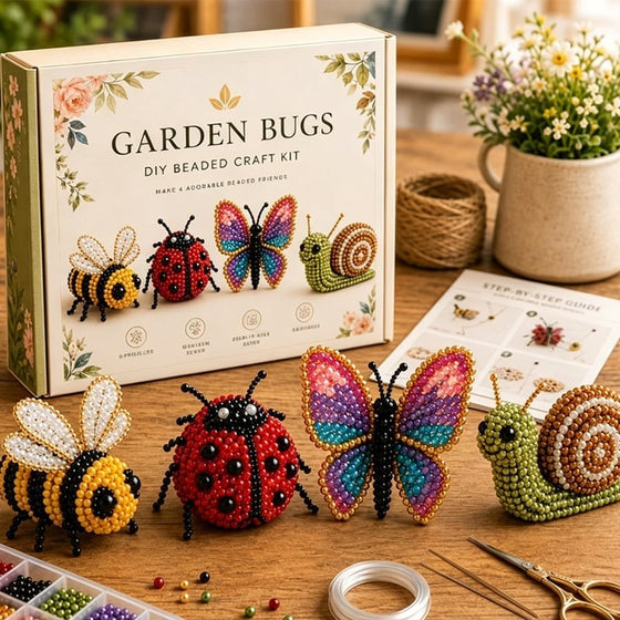 3D-Perltier-Bastelset - DIY-Miniatur-Tierperlen-Set für Anfänger