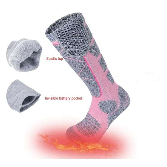 Universelle waschbare beheizte Socken mit Batterie