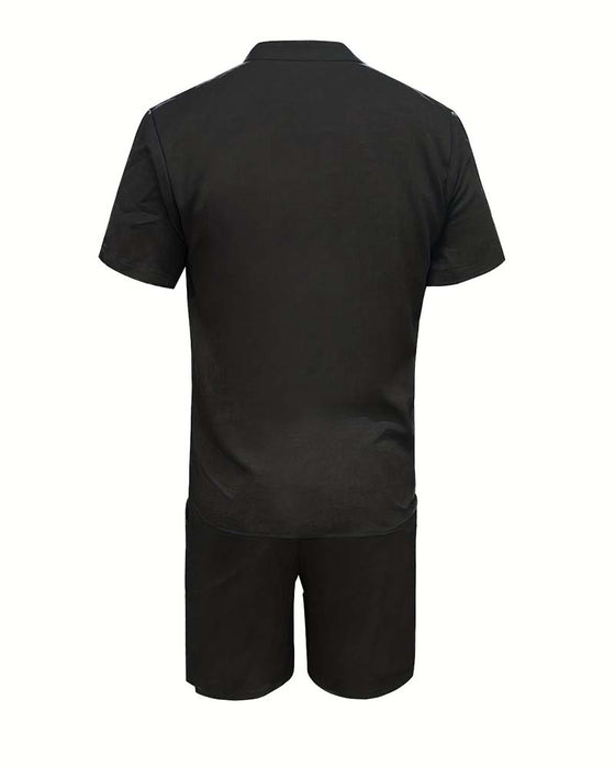 Herren Set Kurzarmhemd Und Shorts