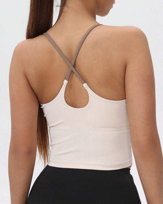 Sport-Tanktop mit integriertem Brustpolster