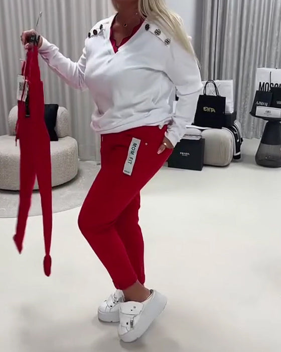 Hose Mode Stretch Kordelzug