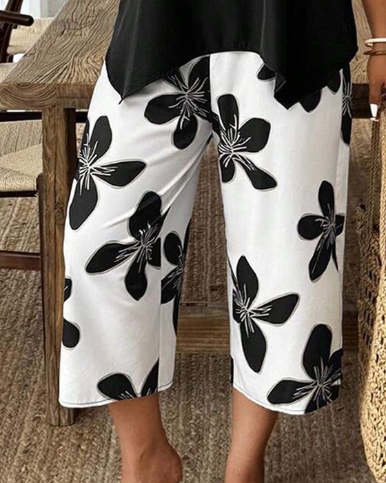 Set Elegant Print Ärmellos